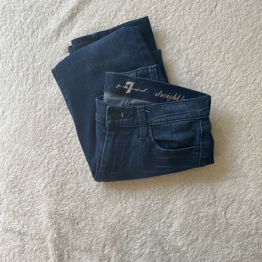 • classic 7 for all mankind straight leg CALIE jeans • - Picture 6 of 9